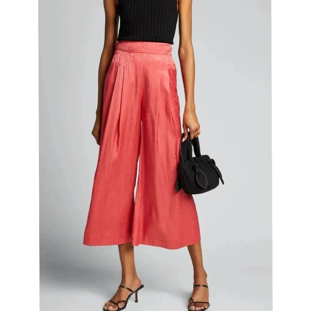 Veronica Beard Leonor Pants In Melon